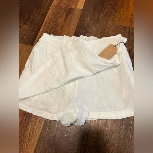 Christian Siriano Linen skort sz L - Picture 2 of 3
